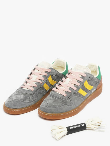 Sneakers Uit Leder Coolway Grijs men 86035950 ander zicht 2